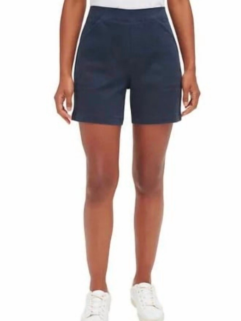 Nautica Ladies Women's Navy Jeans pull on Shorts